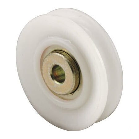 Prime-Line Nylon Roller, Steel Ball Bearings, 1-11/16 in. Diameter, 7/16 in. Wide (2 Pack) D 1716